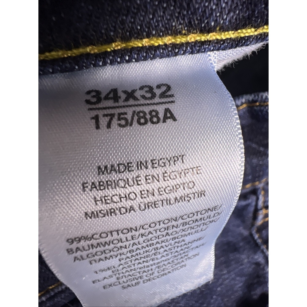 Polo Ralph Lauren Jeans Men's 34x32 Blue Dark Wash Straight Preppy City Logo - Picture 5 of 16